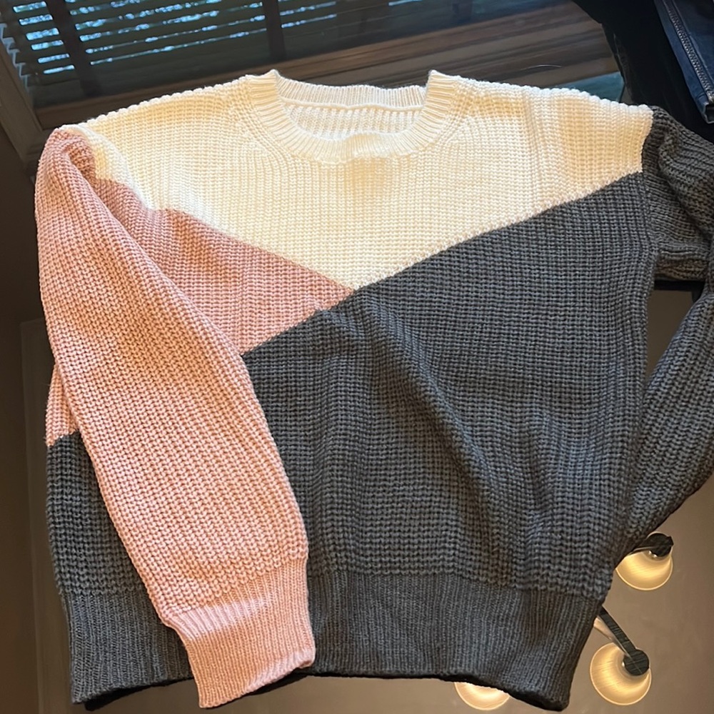 Shein sweater drop shoulder seam